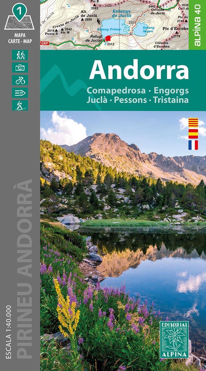 Andorra - Comapedrosa-Engorgs-Jucla-Pessons-Tristaina: 1:40000