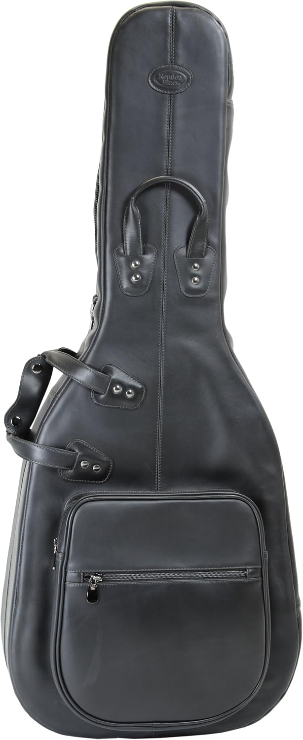 Reunion Blues Classical Acoustic Guitar Bag, Black Leather