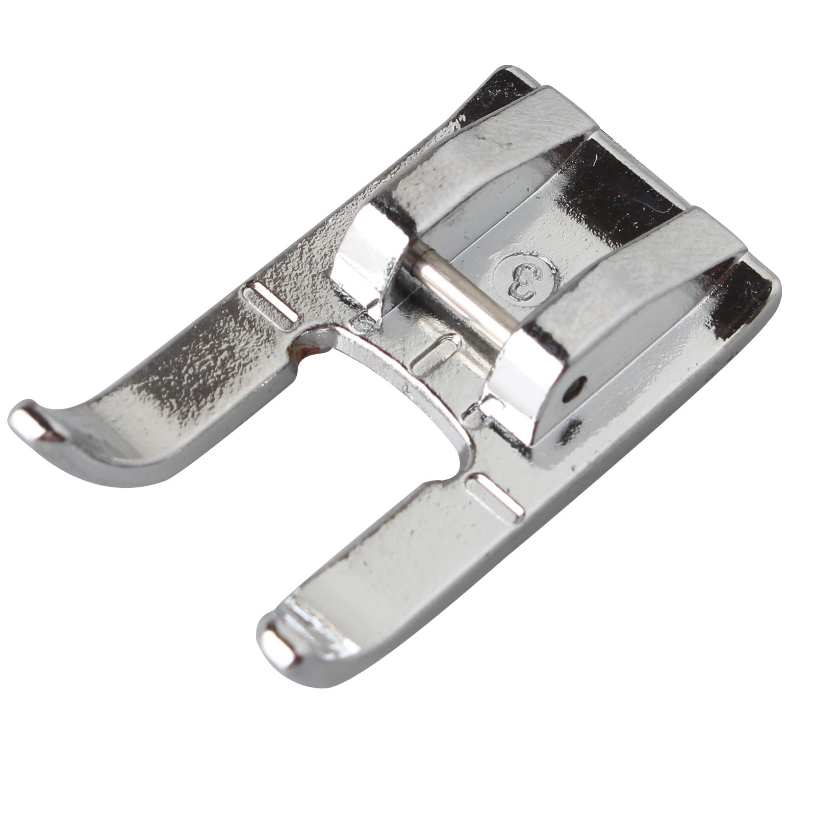 Jopto White Compatible Snap-On Open Toe Zig Zag, Embroidery Foot, Compatible For New Singer, Janome, Brother, Toyota, Elna Domestic Sewing Machines