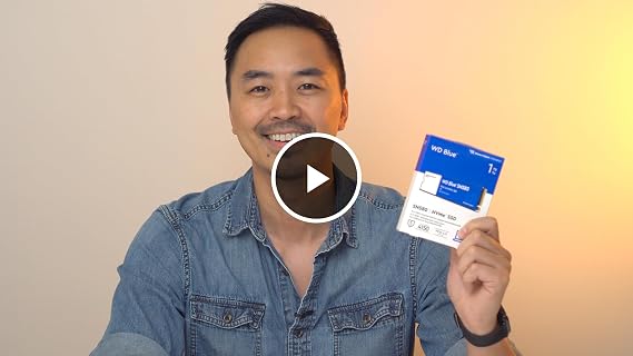 WD Blue SN580 NVMe SSD 1TB (PCIe Gen4 x4 up to 4150 MB/s read M.2 2280 nCache 4.0 technology) - Blue