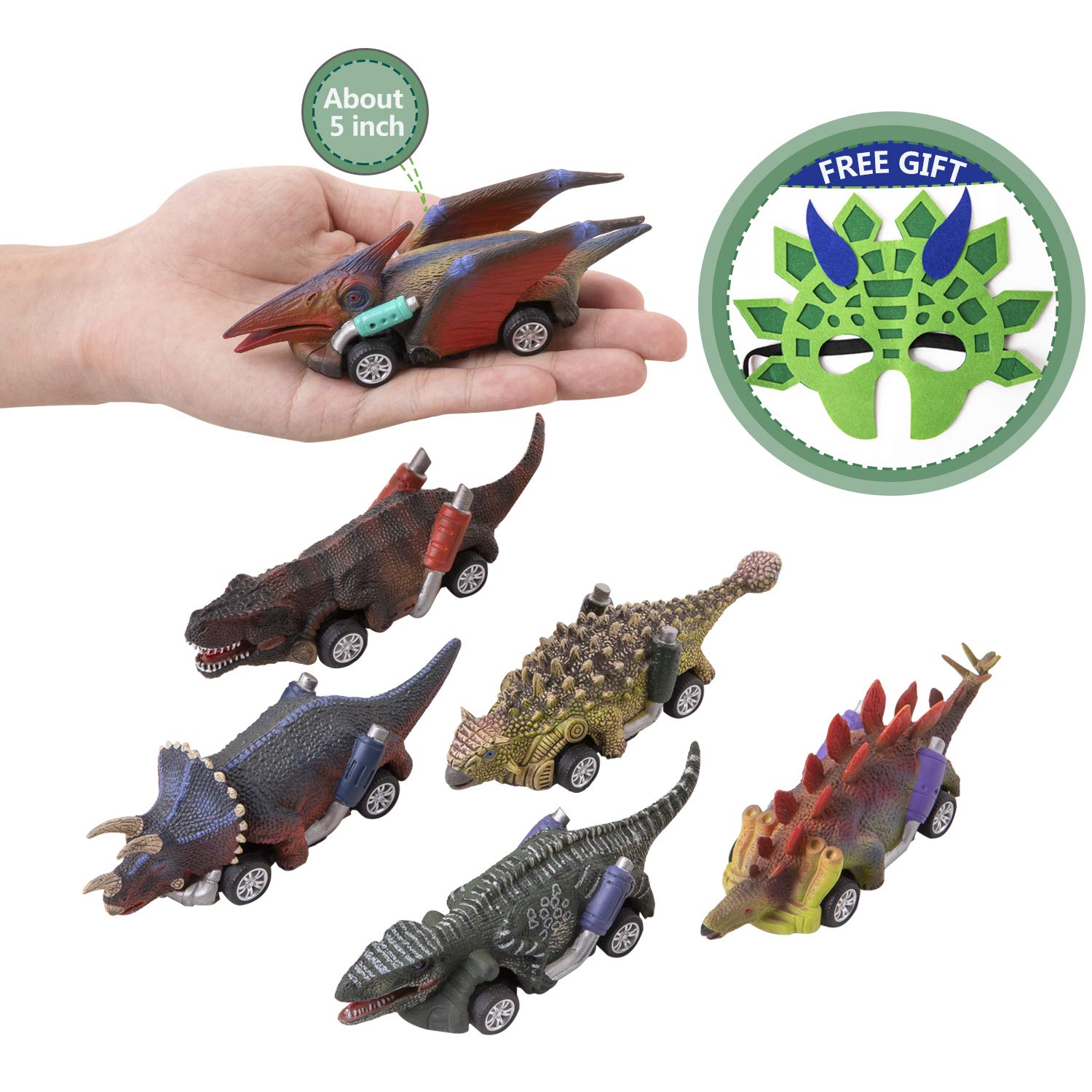 pull back dinosaur cars