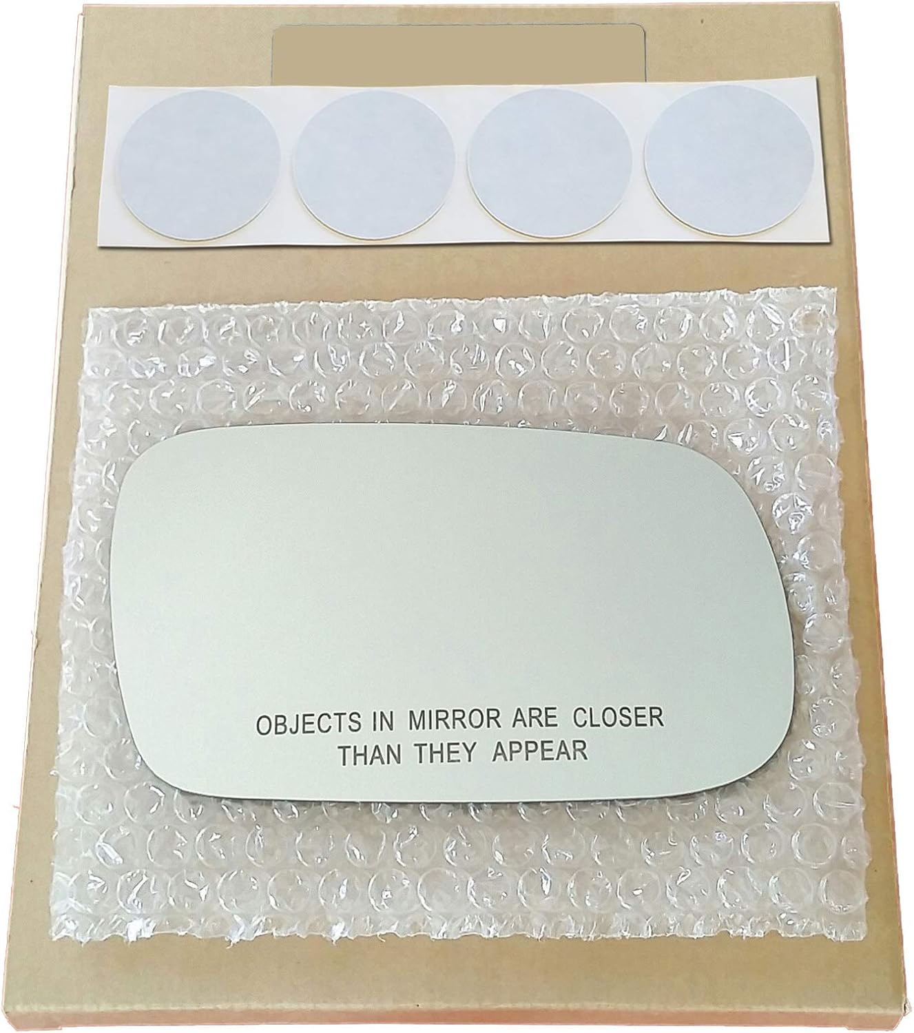 Mirror Glass Replacement + Adhesive Pads for 2000-2004 Subaru Legacy Passenger Side - Will Not Fit Outback Model (2001 2002 2003 00 01 02 03 04)