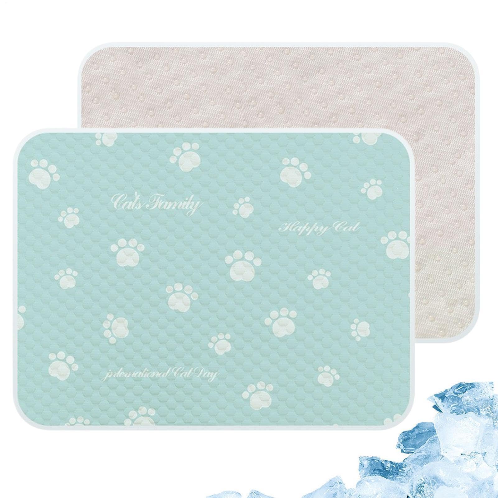 Cama refrescante perros gatos cachorros conejos transpirable