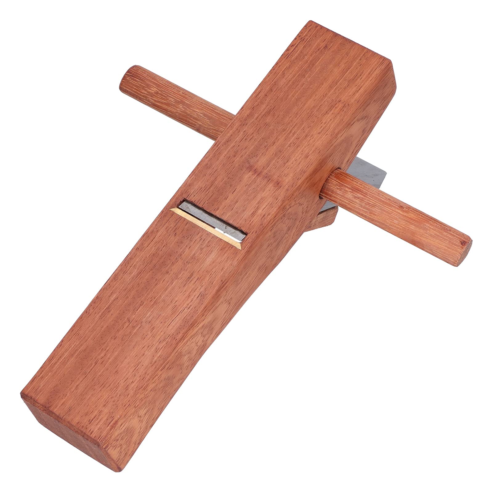 Plano de carpintería, cepillo manual, herramienta de carpintero de madera para cepillar madera, teca, acero al manganeso (280)