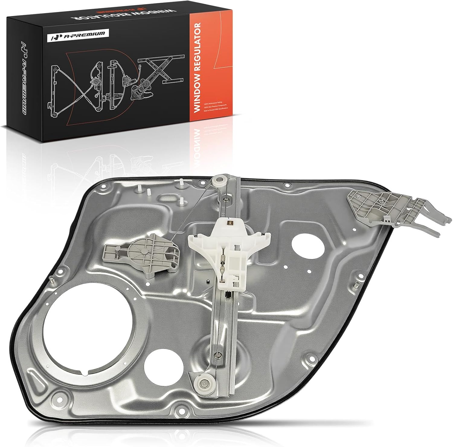 A-Premium Rear Left Driver Side Electric Power Window Regulator Without Motor Compatible with Hyundai Azera 2006-2011