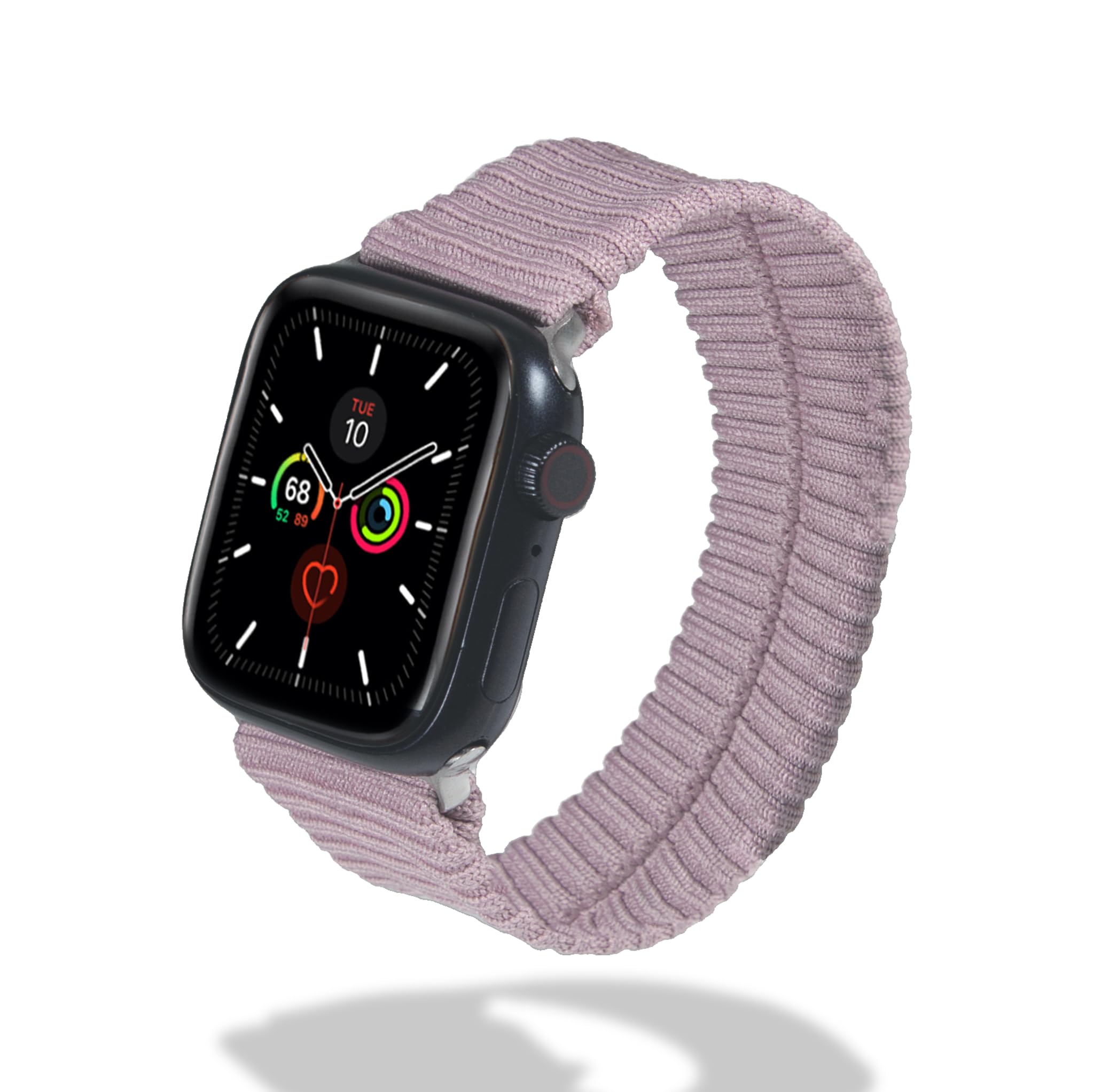 Sonix Knit Watch Band Compatible with ﻿Apple Watch | Stretch Ribbed Knit, Stylish, Sporty | 41mm/40mm/38mm, Series 9/8/7/6/5/4/3/2/1/SE | Rose