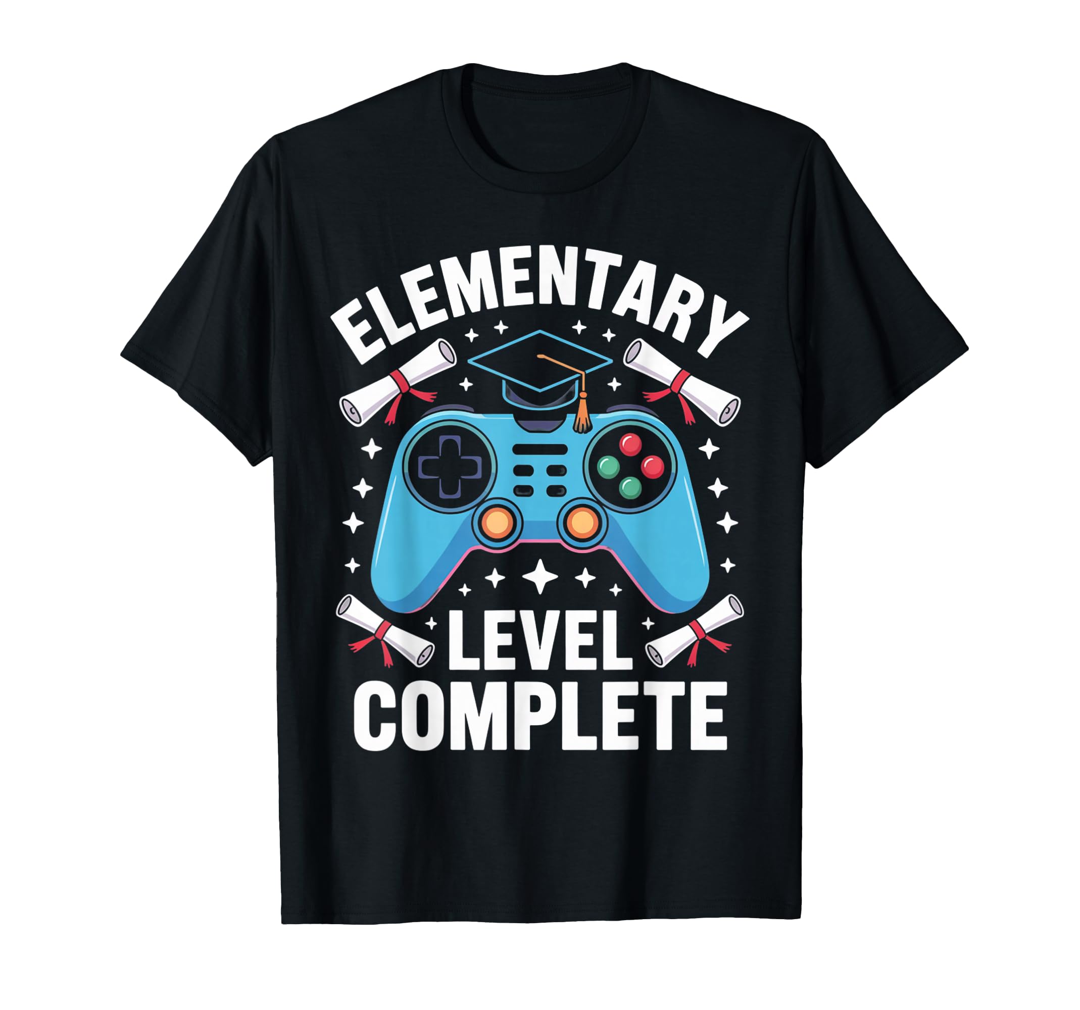 Elementary School Level Complete Funny Gamer Boys Graduation T-Shirt