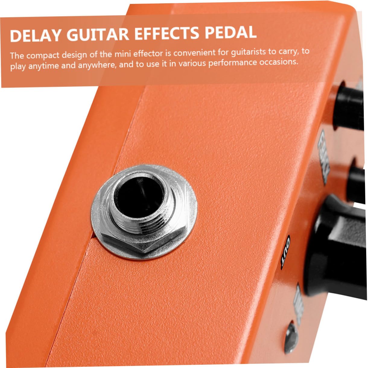 BESPORTBLE Pedale Effetto Chitarra Delay Analogico Stereo per Chitarra Elettrica, Effetto Ritardo Digitale Stereo Compatto, per Esibizioni, Scuola di Musica e Uso Domestico