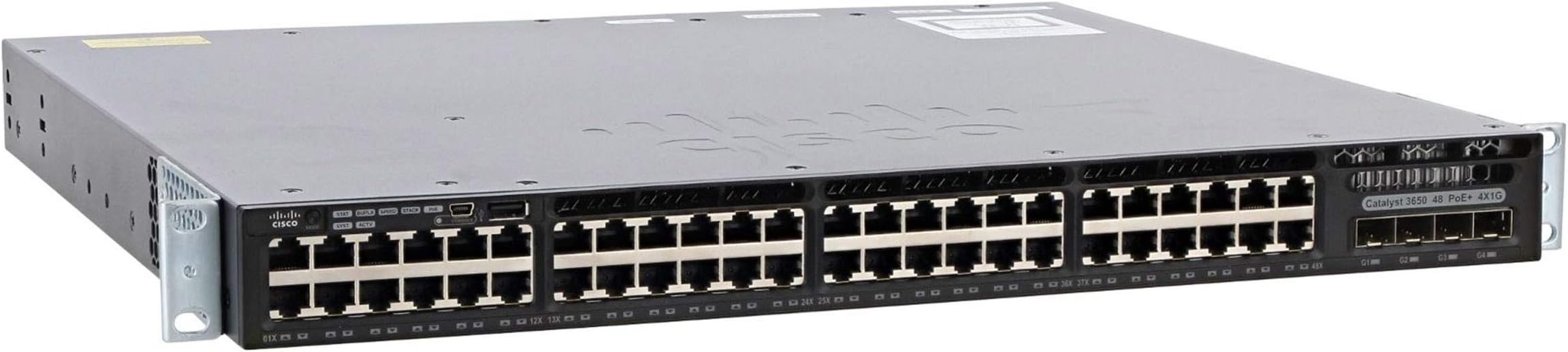 Cisco Catalyst 3650-48P Layer 3 Switch (WS-C3650-48PD-S) (Renewed)