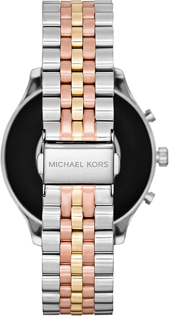 Michael Kors Access Gen 5 Lexington - Reloj inteligente con sistema  operativo Wear de Google, parlante, medidor de frecuencia cardíaca, GPS,  NFC y notificaciones de teléfono inteligente, MKT5080., Tri-tono  Rosa/Oro/Plata : Ropa, Zapatos  - Amazon.com