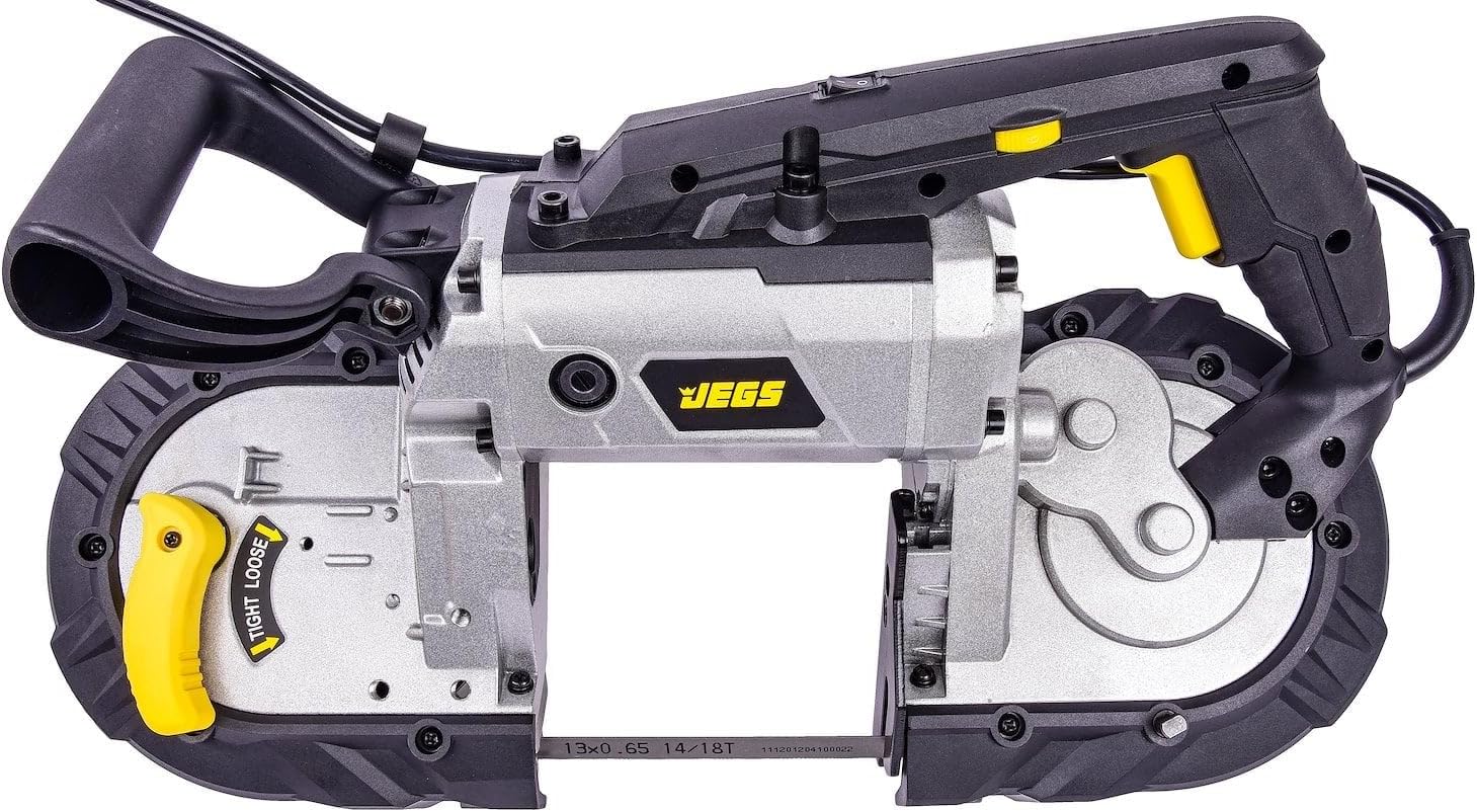 JEGS 95722 Portable Band Saw 5 in. Deep Cut 10 Amp 24 Tooth Band