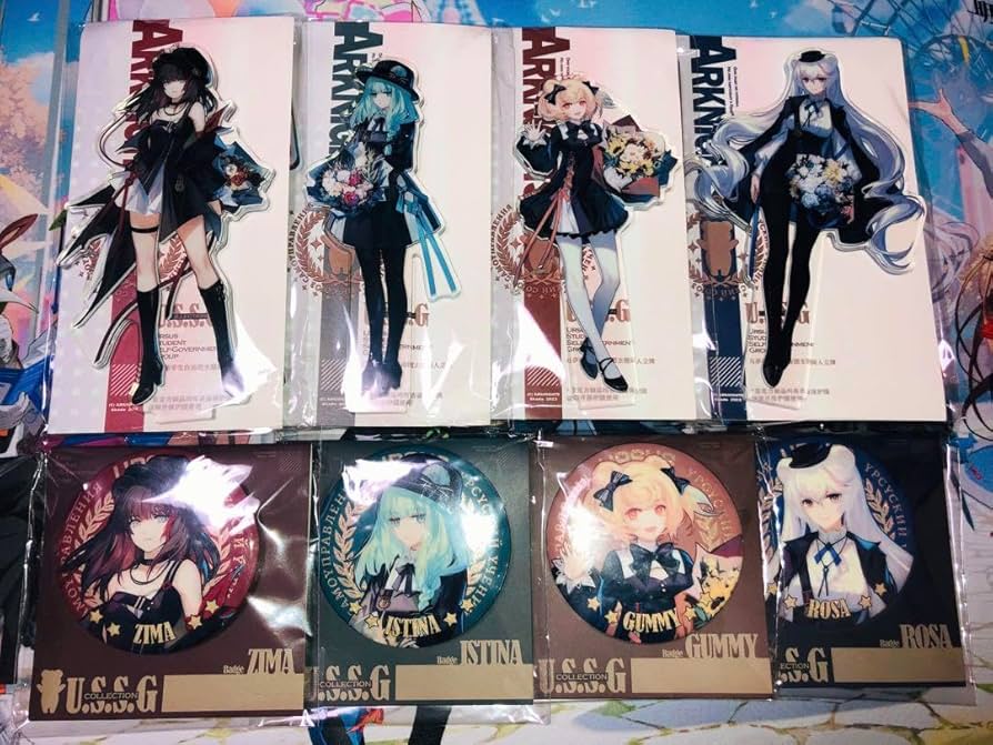アークナイツ　skade　ウルサス学生自治　グッズ　メタルバッジ　イラストカード Amazon.co.jp: アークナイツ Skade ウルサス学生自治団 グッズ