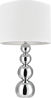 [lux.pro] Lampada da Tavolo 'Snow' (43cm x Ø 25cm)(1 x E14 Sockel) Lampada da Tavolo Lampada da Comodino Lampada da Scrivania