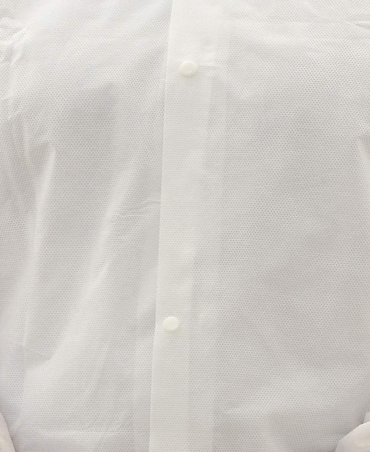 Flаѕh Dеаlѕ - 60% оƒƒ Dealmed SMS Large White Lab Coat – 10 Pack of Disposable Medical Lab Coats, No Pockets, Breathable and Durable for Doctor’s Office, Exam Room, Painting Project and More