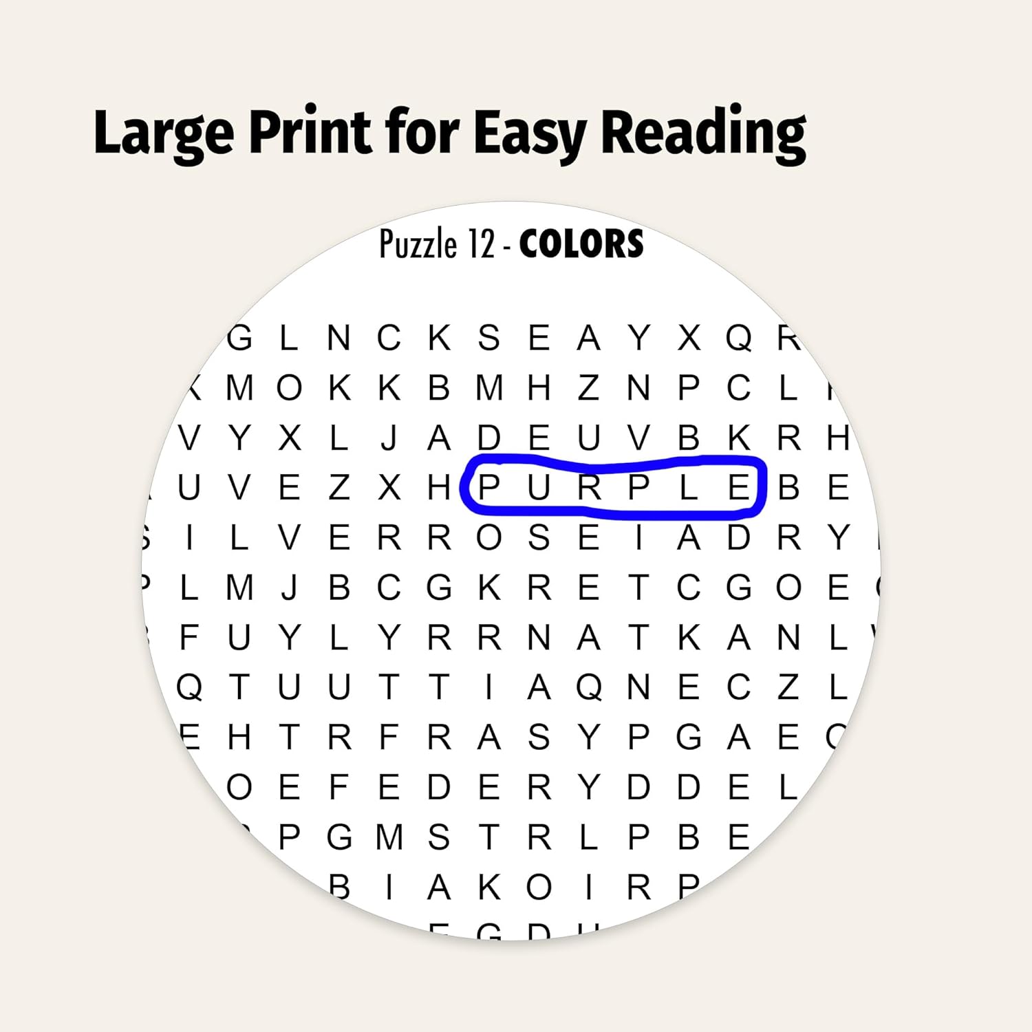 ZOCO - Large Print Word Search Puzzle Books (25 Bulk Pack) - Easy Word Find for Seniors and Adults - Nursing Home and Assisted Living Activities and Gifts (Vol. 2)