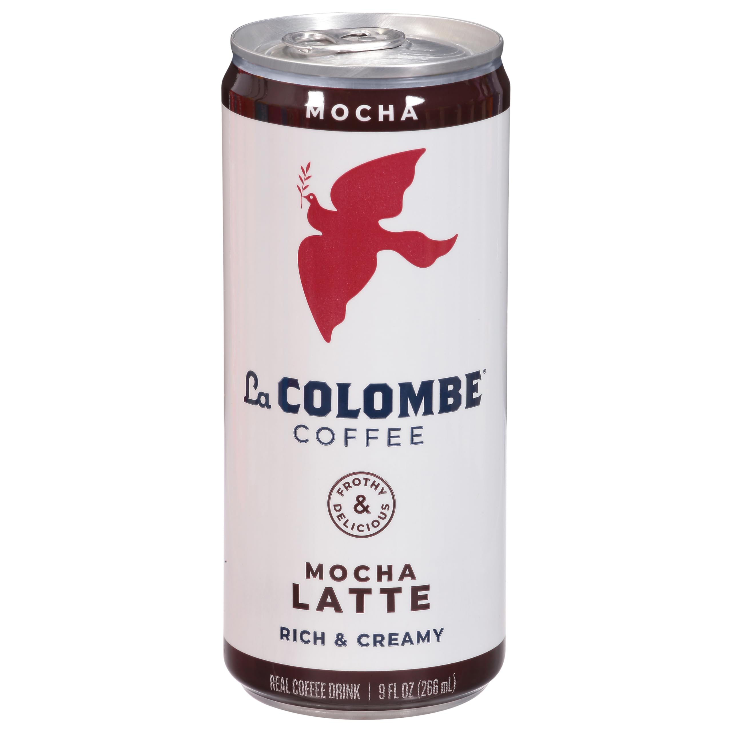 La Colombe Mocha Draft Latte - 9 Fl Oz - Cold-Pressed Espresso and Frothed Milk + Dark Chocolate - Made With Real Ingredients - Grab And Go Coffee