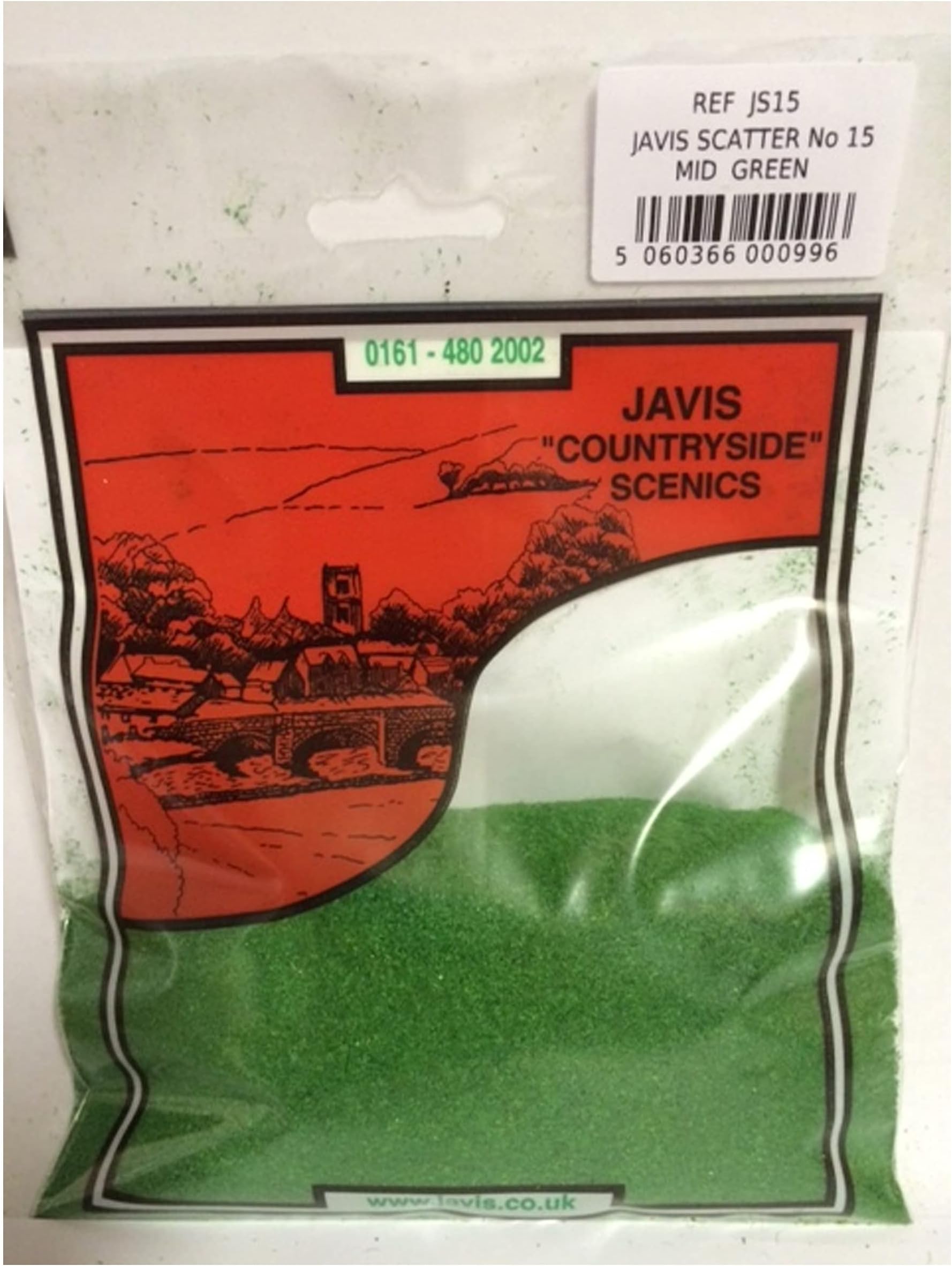 Javis Scenic Scatter, Model Railway/Wargaming, Mid Green