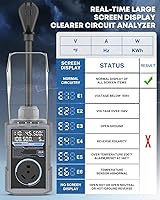 Vista 3 de Kohree Protector contra sobretensiones RV de 30 amperios, 18000 julios, protección contra sobretensiones de sobretensión, adaptador de enchufe RV