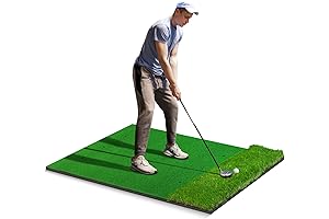 5x4ft Golf Hitting Mat Outdoor, Your Backyard Golf Practice Partner