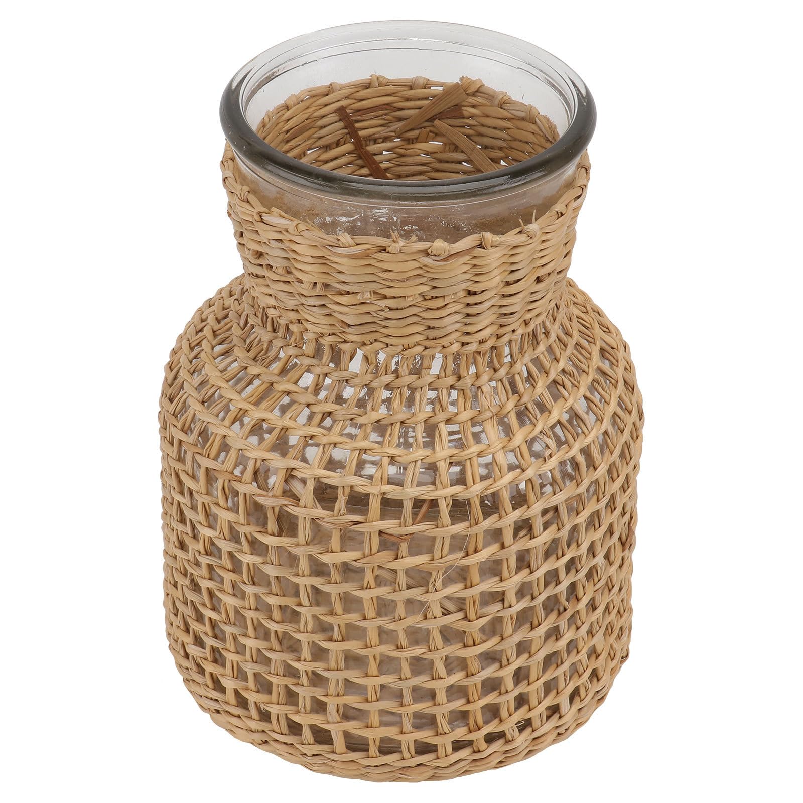 Vase en verre tressé main BETOOKY décoration intérieure