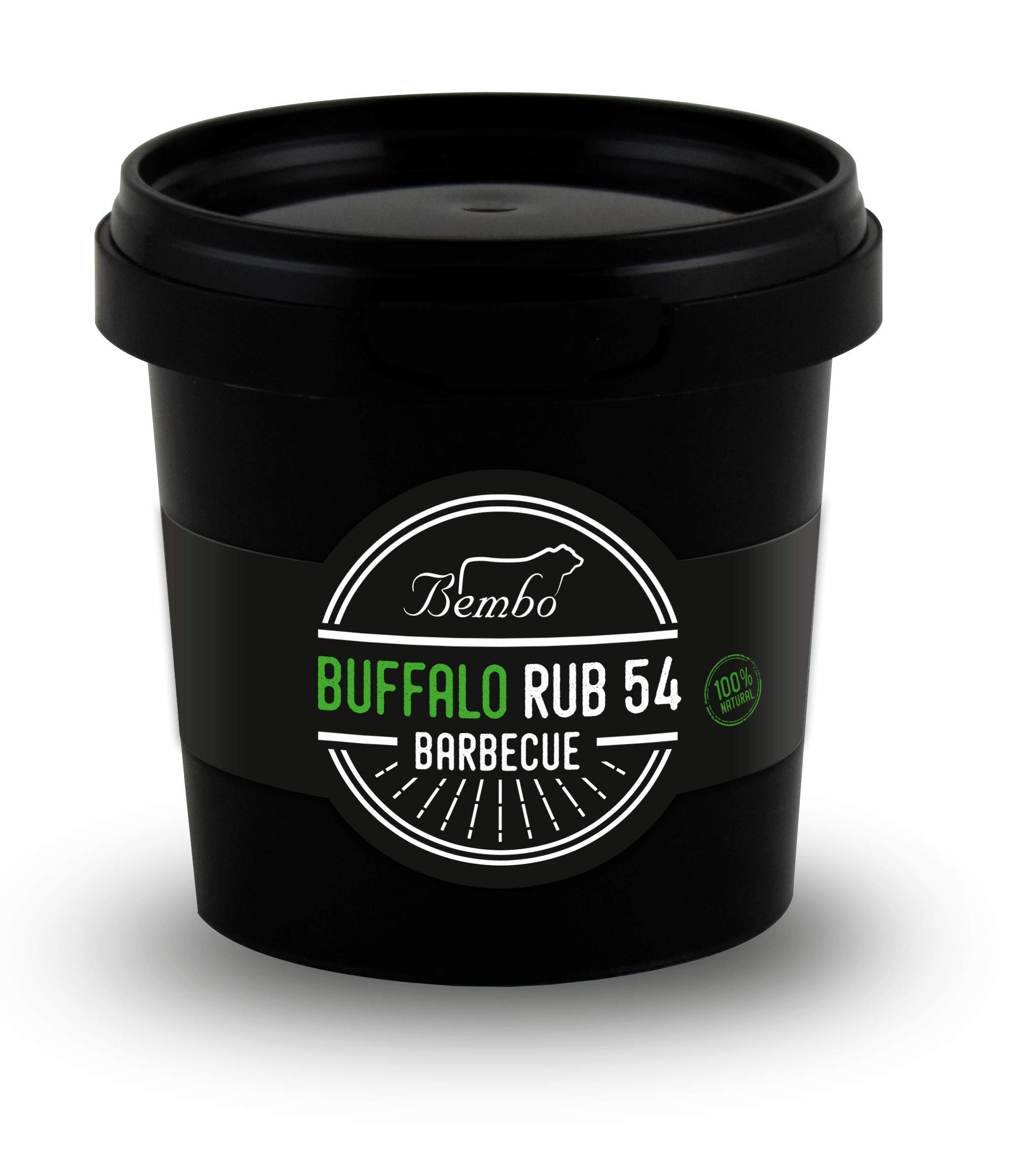 BBQ Buffalo Rub 54 Bembo - 450 g – Mix Spezie per Manzo e Grandi Tagli (Tomahawk, Costate) – Rub Barbecue per Marinatura a Secco – Ideale per Griglia e BBQ – Made in Italy