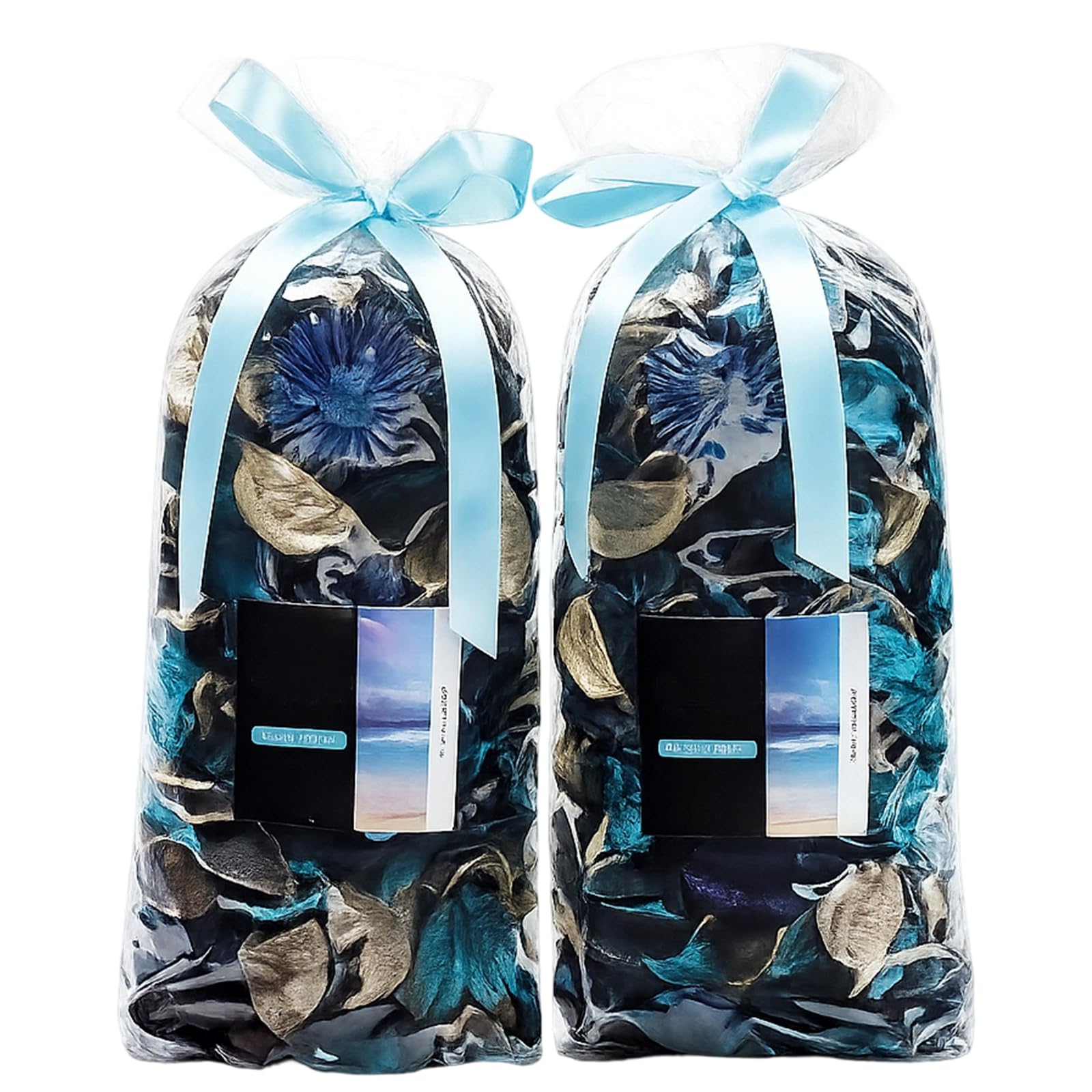 2Pcs，Pot Pourri Scented Bags, Long-Lasting Fragrance for Home and Office Spaces, Two Blue Scented Bags Included in Each Pack, Convenient Placement for Various Rooms, Subtle Aroma Enhancement