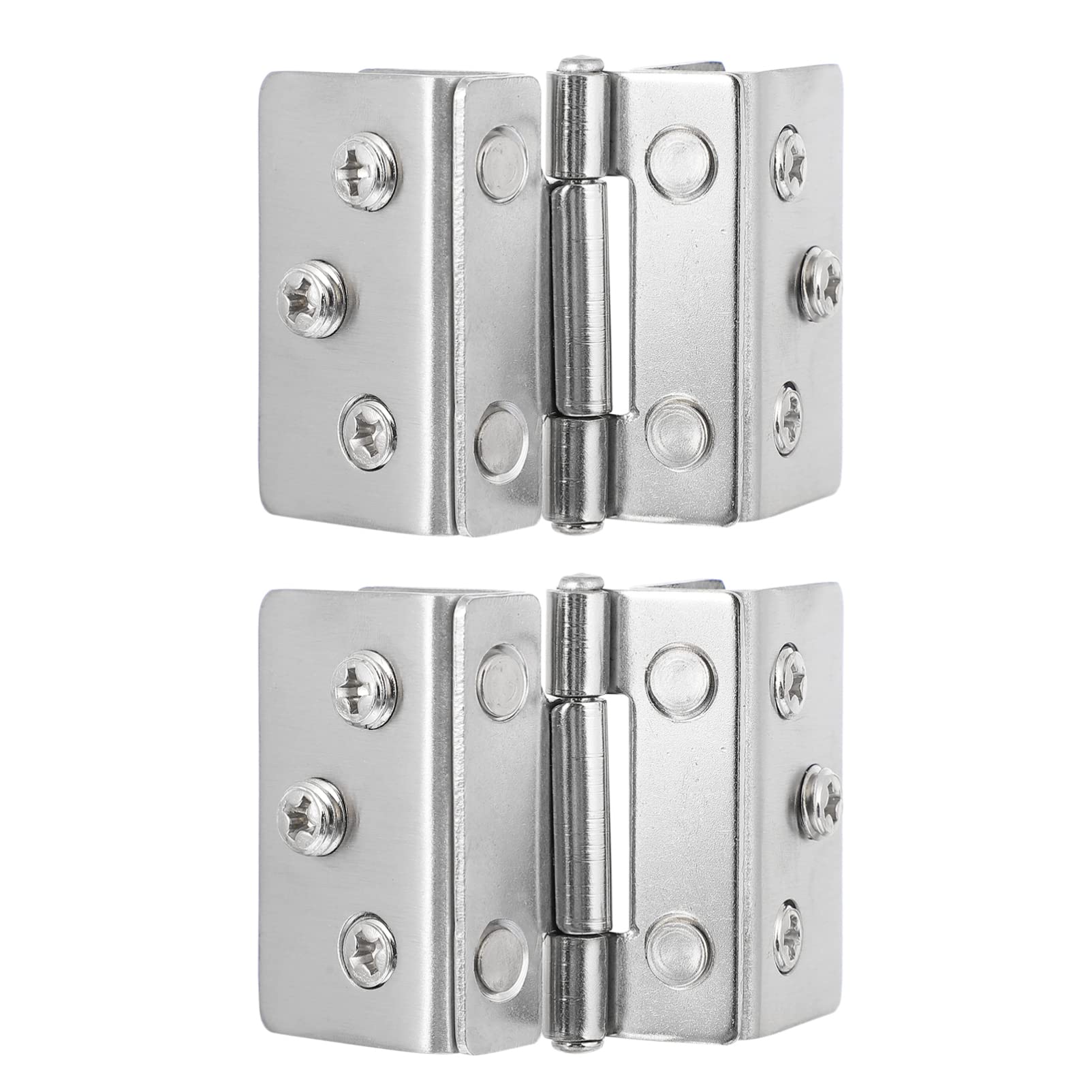 Charnière de porte d'armoire en verre robuste lot de 2 pièces sans perçage