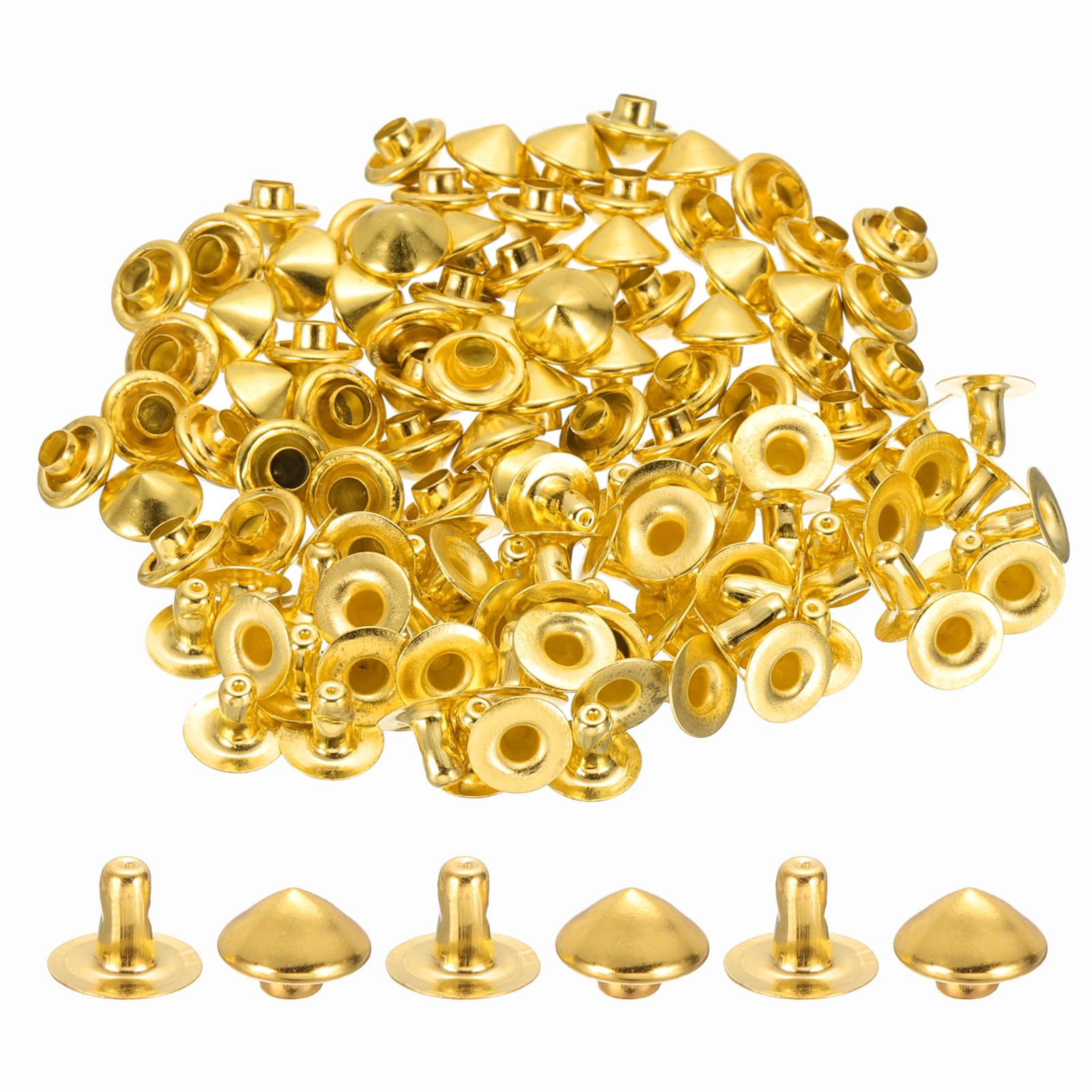 PATIKIL 8mm Spike Rivets