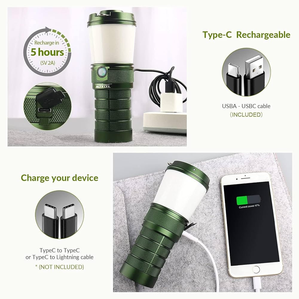 ライト・ランタン Sofirn BLF-LT1 Amazon.com: Sofirn BLF LT1 Camping Lantern Rechargeable, Led