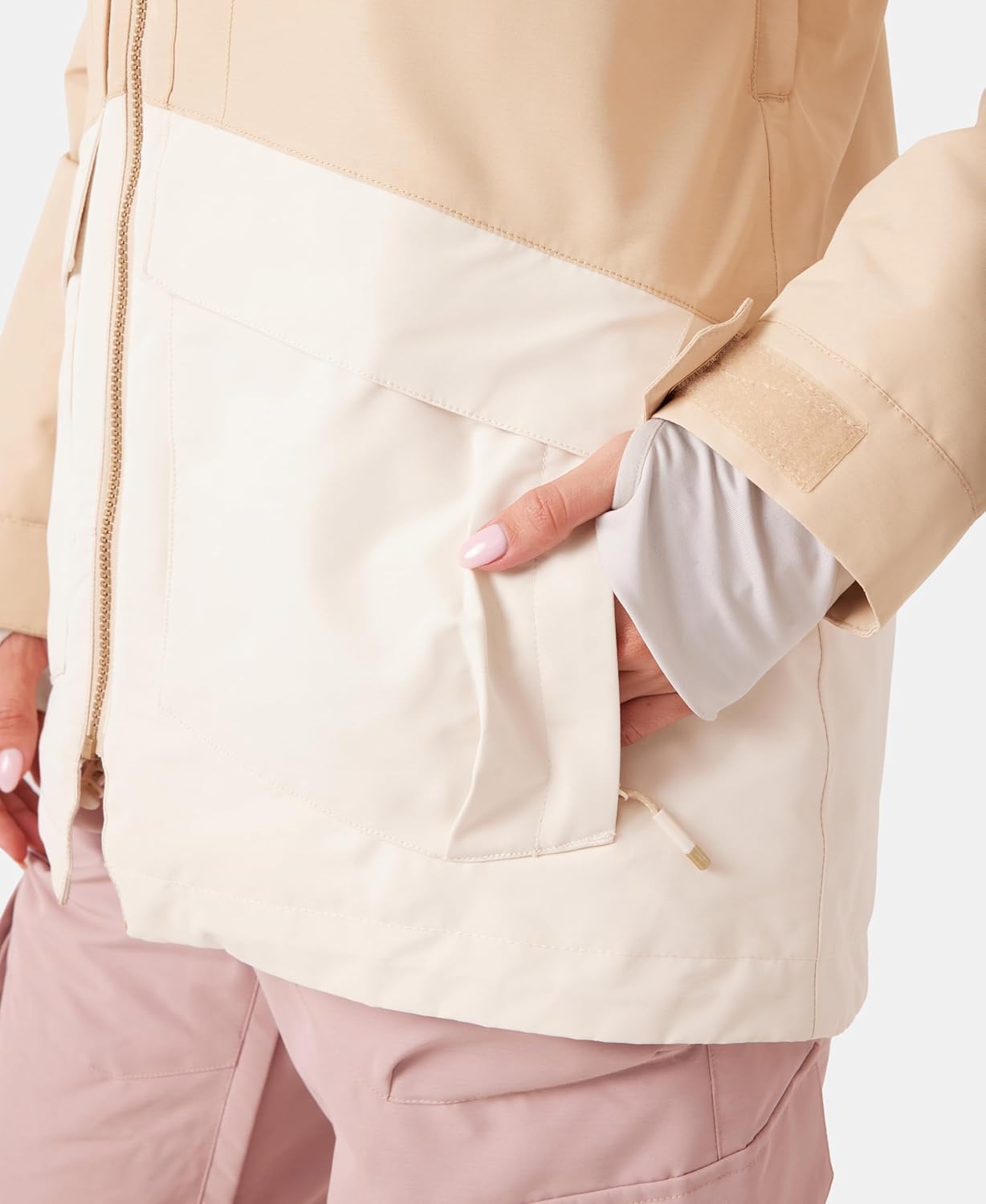 Roxy Women's Incline Parka Jacket – 15k Waterproof, Insulated, Pfas-free, Hydrosmart Collar - Image 10