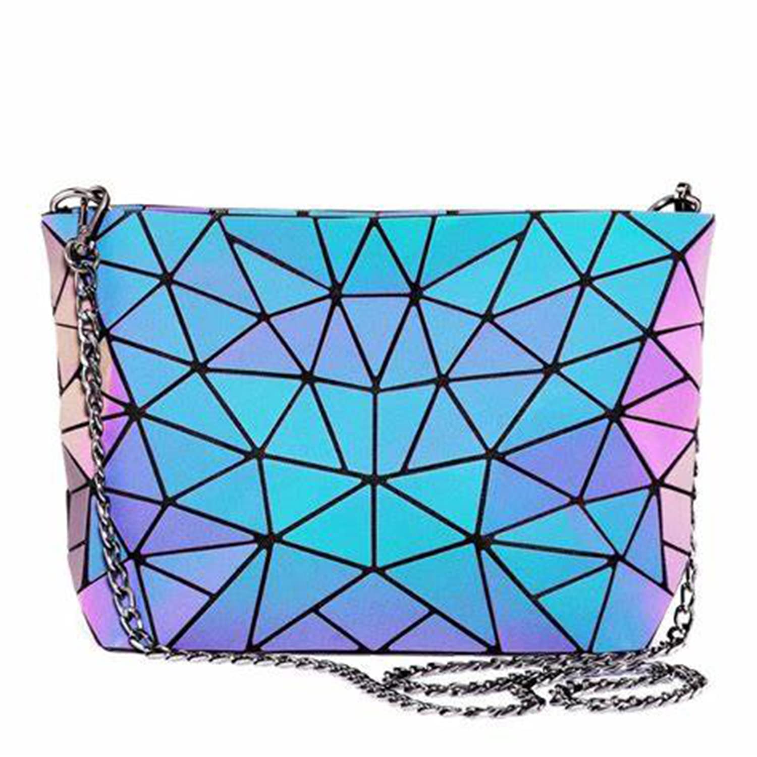 NUFA Luminous Geometric Womens Sling Bag | Sling Chain Bag | Stylish, Latest & Trendy Bags For School, College And Office, Multicolour (B09GH4PQG2) Amazon Price History, Amazon Price Tracker