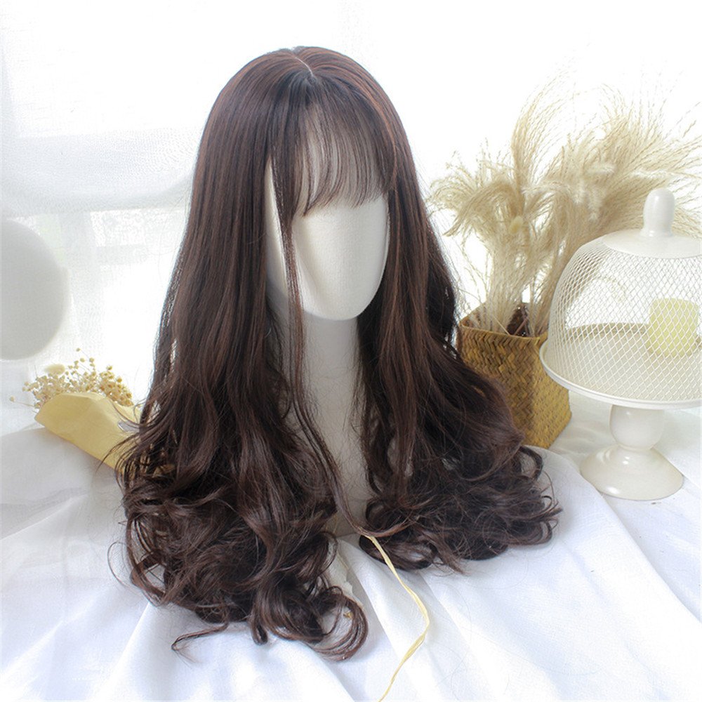 Amazon.com: MOJUN Long Curly Wig Wavy Hair Heat Resistant  display picture 1
