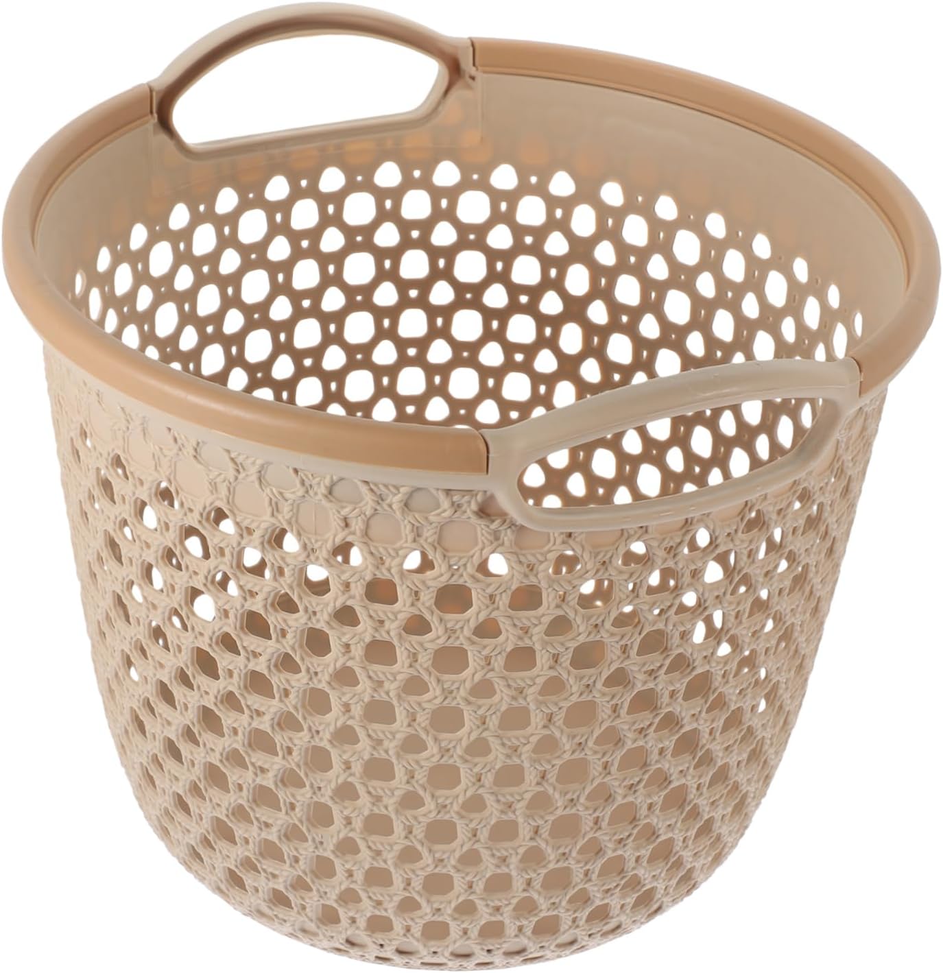 Hollow Laundry Basket Medium with Handle Multi Function Storage Hamper for Clothes and Reusable Laundry Organizer for Bathroom and Bedroom