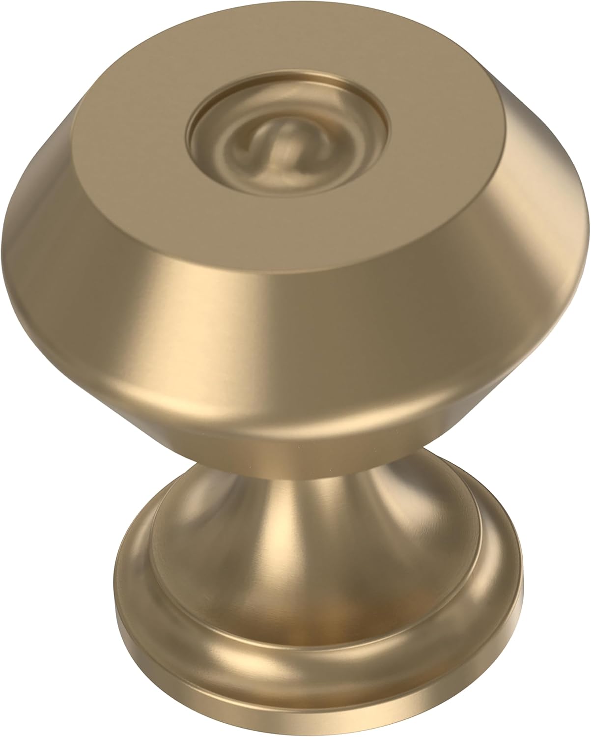 Franklin Brass 10 Pack Champagne Bronze Gold Cabinet Knobs 1-3/16 inch (30mm) Kitchen Cabinet Handles and Drawer Knobs for Cupboards, Dressers, Furniture, Bathroom Vanity |Refined Farmhouse