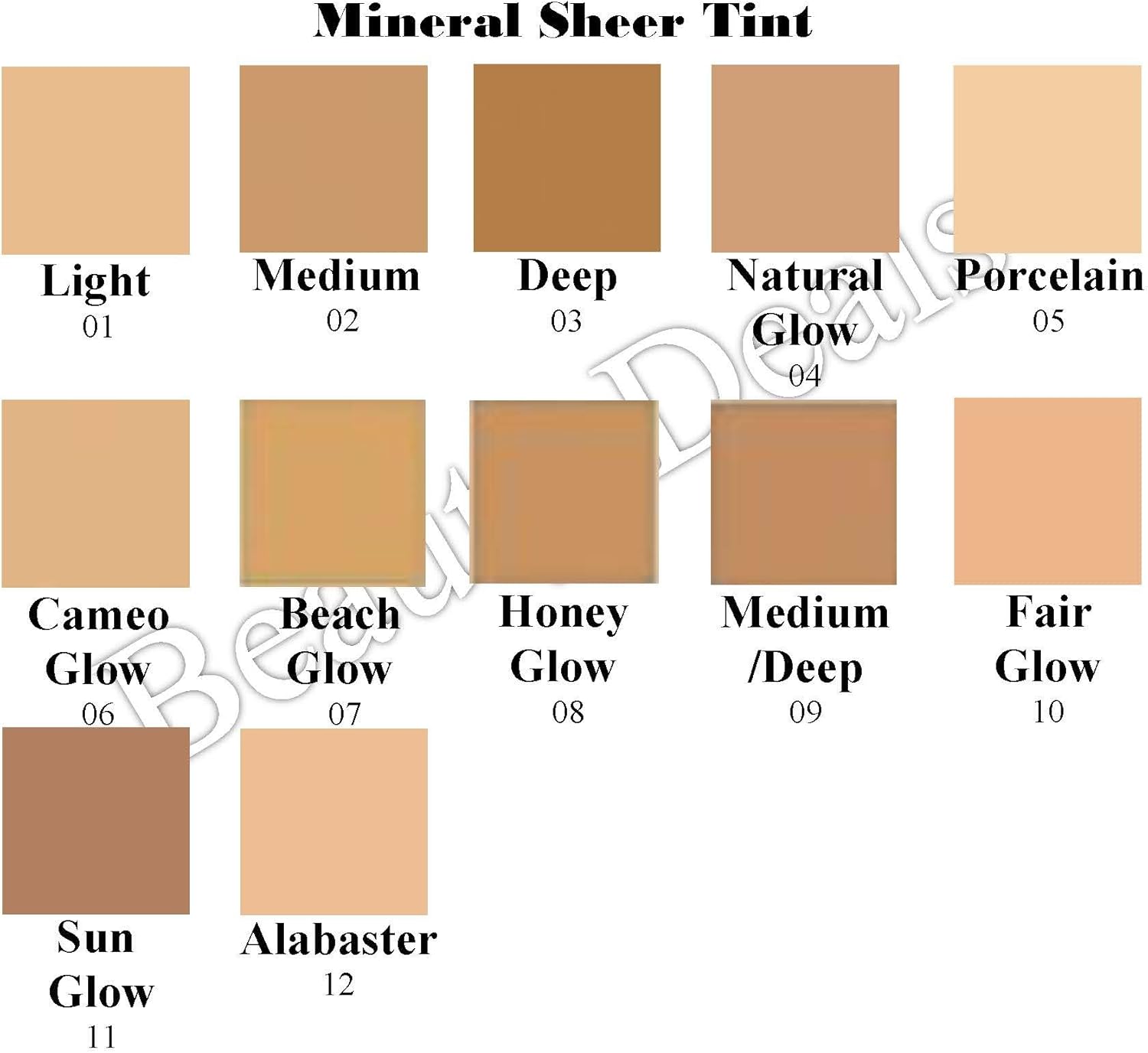 Beauty Deals Mineral Sheer Tint SPF 20 Tinted Moisturizer (Cameo Glow)
