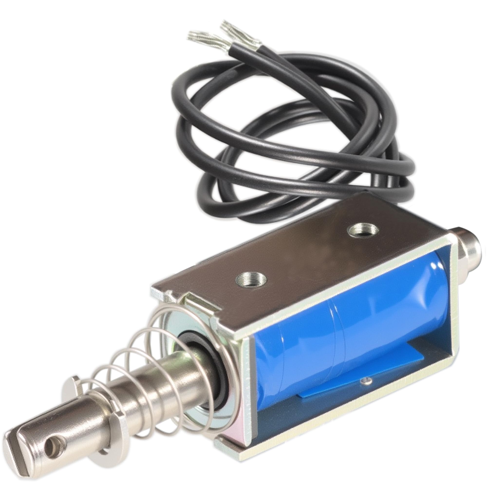 Rilfyzop Industrial Grade Open Frame Actuator Linear Miniature Push-Pull Rectangular Electromagnet, JF-0530B-12VDC,10mm,0.4inches,5N