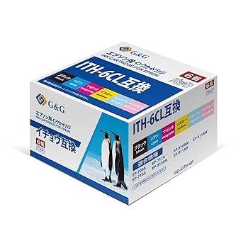 Amazon.co.jp: G&G インクカートリッジ ＜EPSON(エプソン) ITH