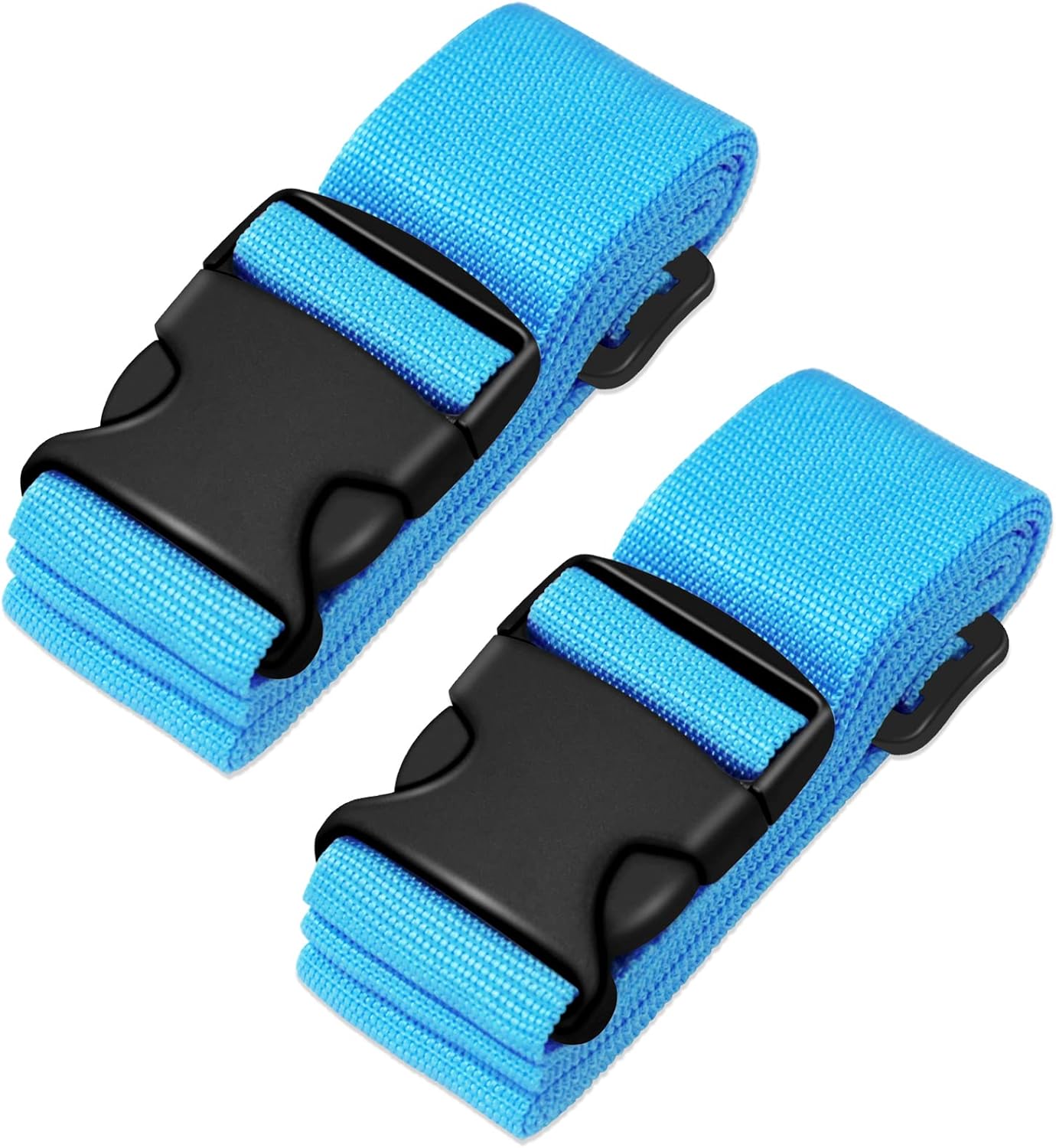 Luggage Straps 2 Pack, Suitcase Straps Adjustable Packing Straps with