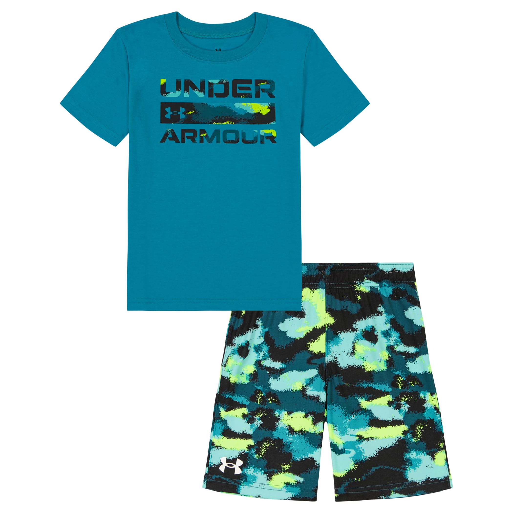 Under Armour Boys' 2-Piece Short Sleeve Tee and Shorts, Outdoor Collection