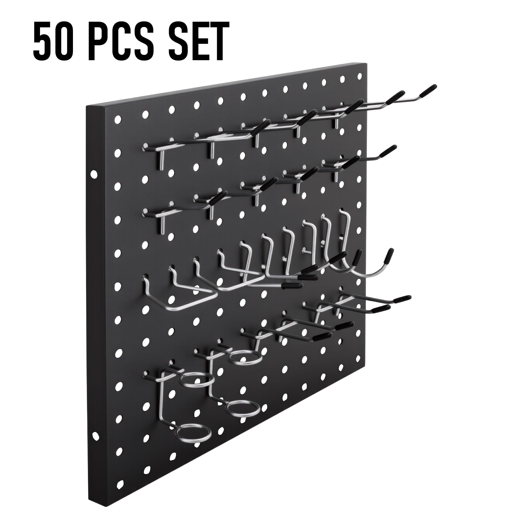 50 Pegboard Hooks - Organize Your Garage & Workshop -5
