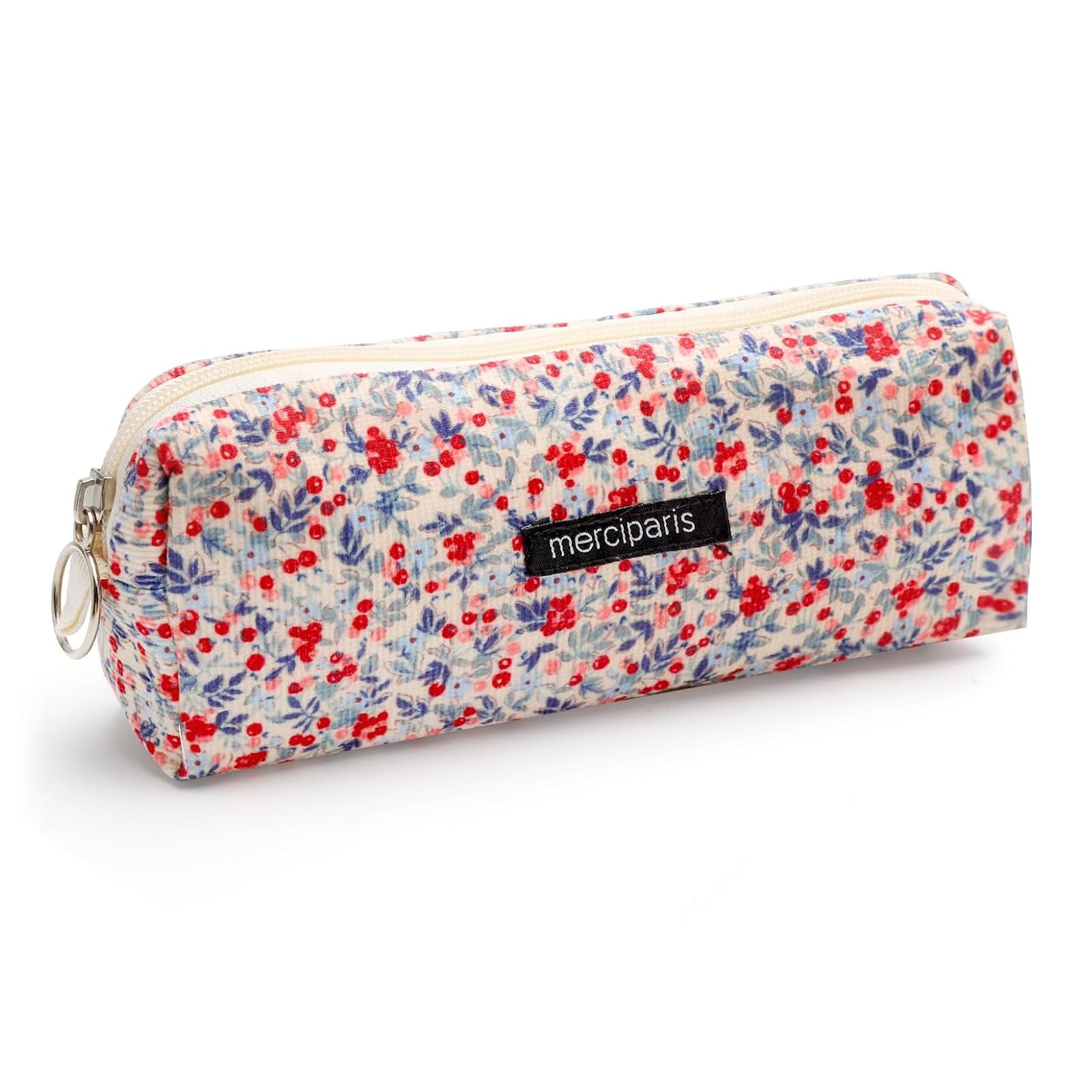 Qiwenr Pencil Case, Cosmetic Bag, Aesthetic Pencil Case, Floral Pattern Toiletry Bag, for Makeup Bags, Wallets, Suitable for Daily use and Travel — image 1