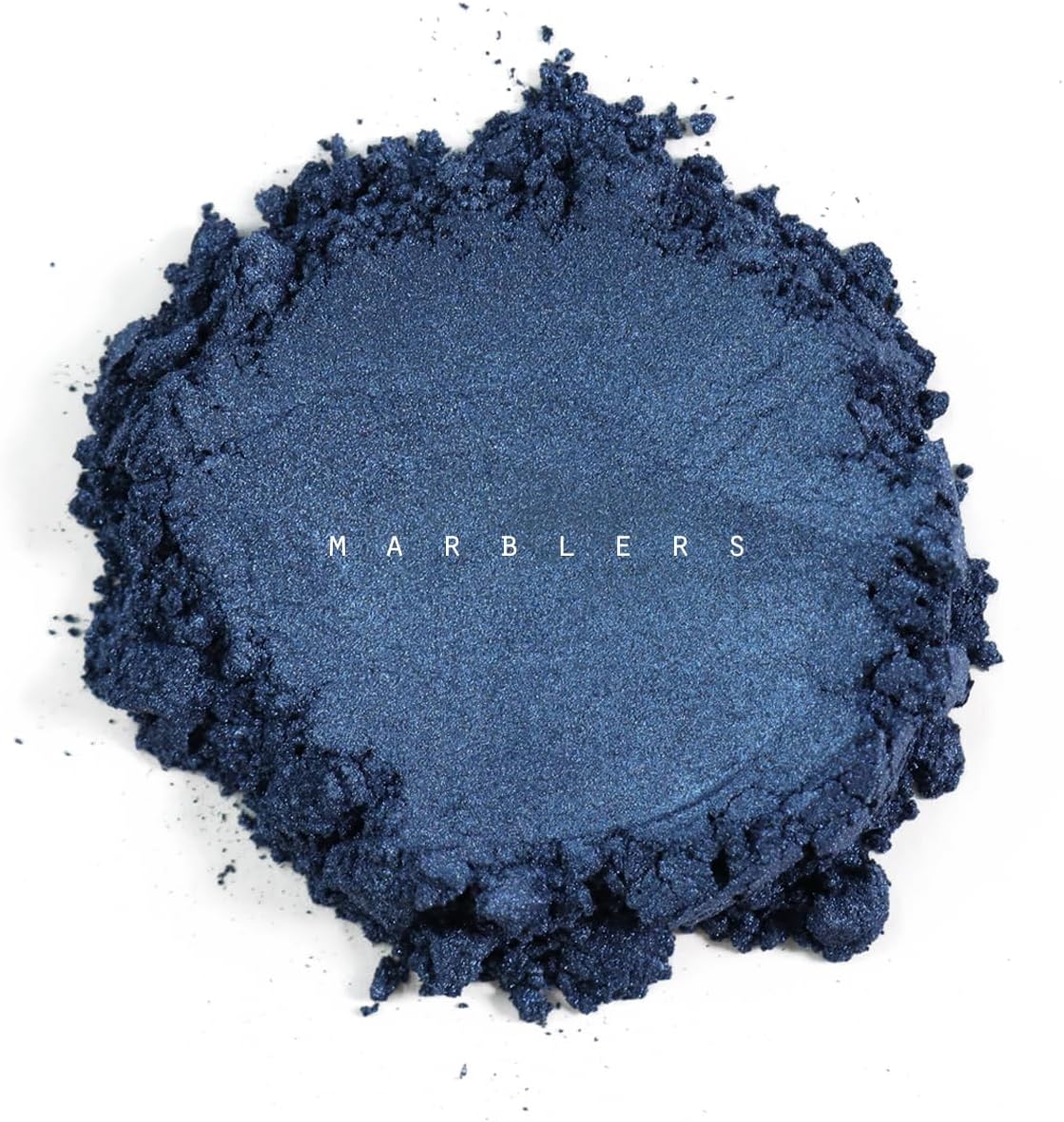 MARBLERS Blue Mica Powder Colorant [Fine Navy] 10oz (280g) | Cosmetic | Epoxy Resin Pigment | Dye | Non-Toxic, Vegan, Cruelty-Free | Lip Gloss, Nails, Body Butter | Bath Bomb, Candle & Soap Making