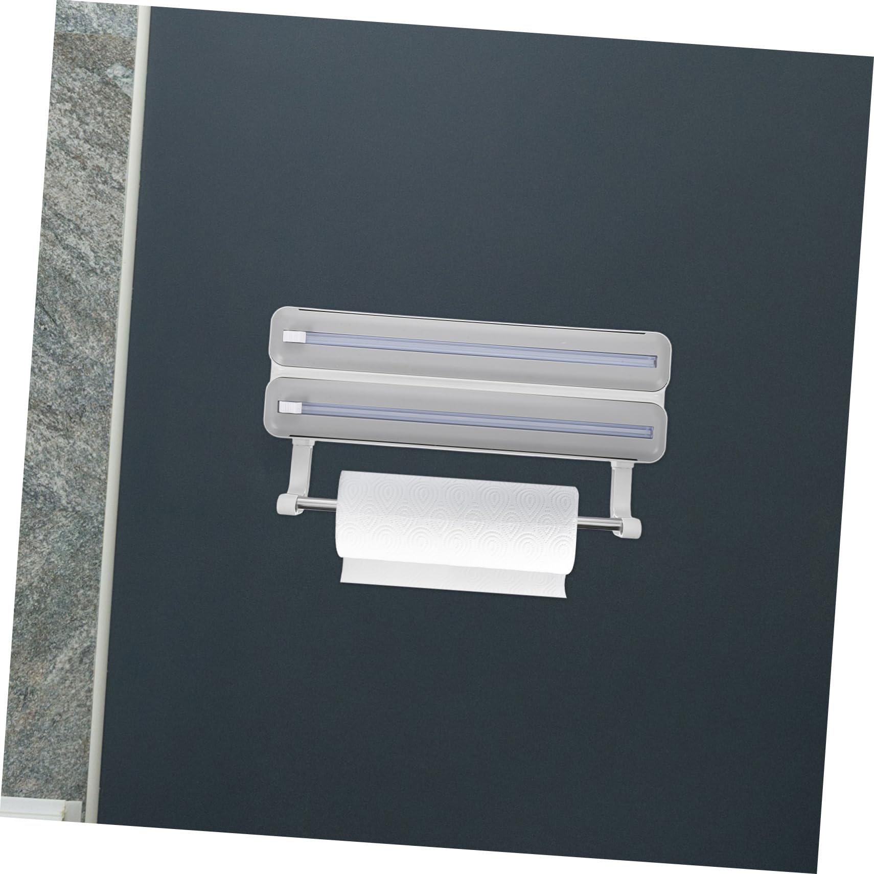OUNONA Dispensador de Film Transparente Abs Cortador de Doble Capa