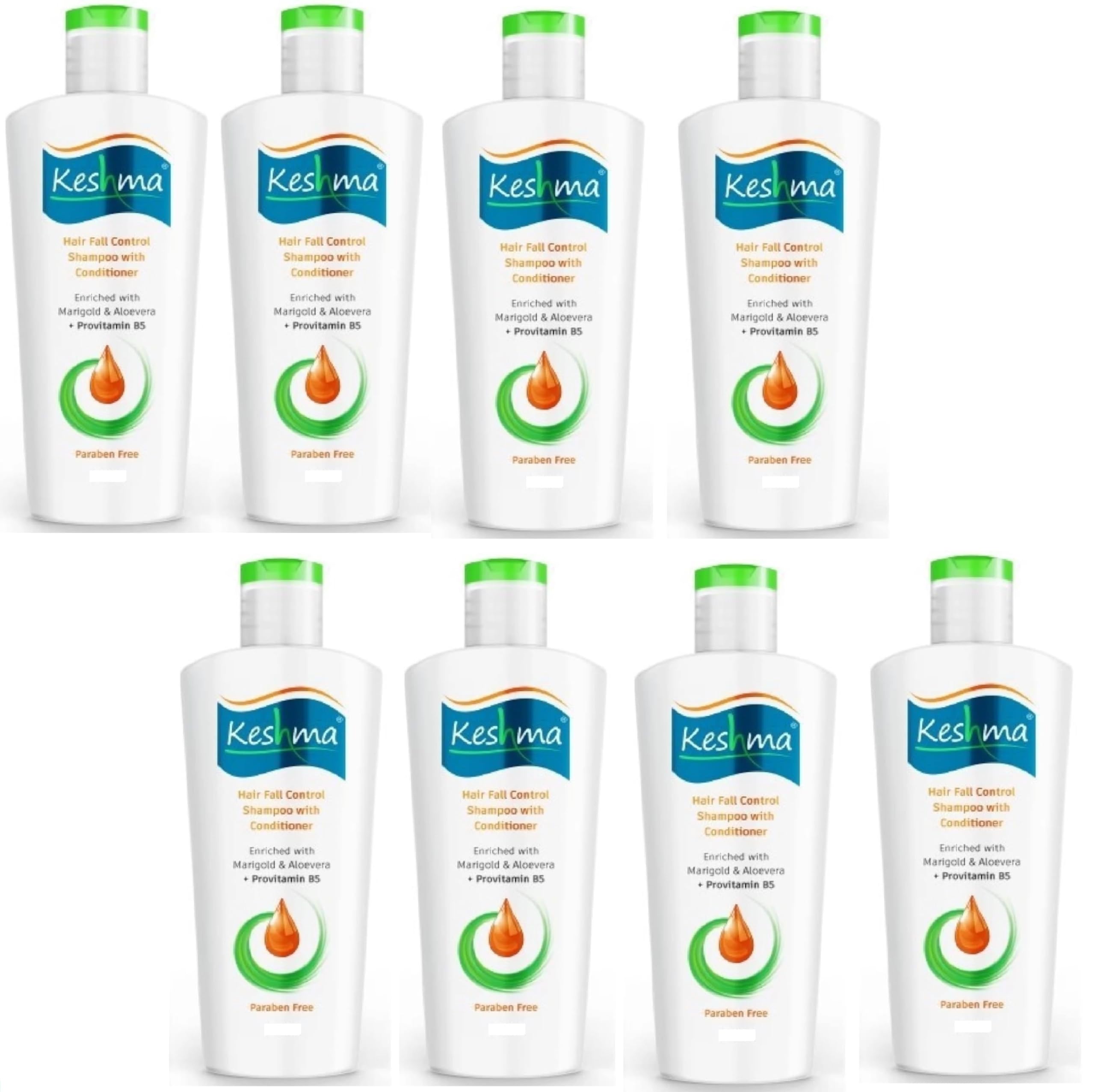 keshma advance (200ml) shampoo pack8.