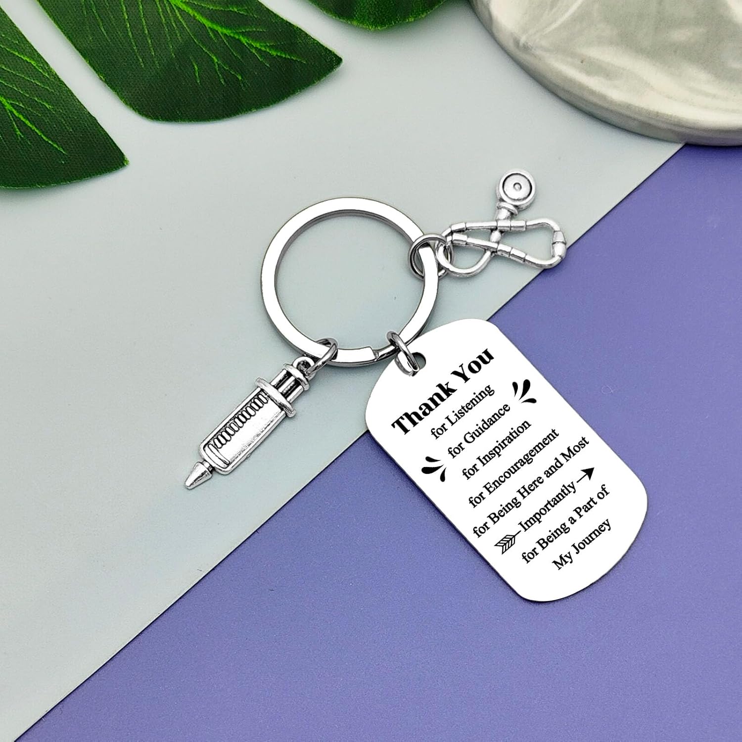 Vadaka Nurse Gift for Women Nurse Appreciation Gift Keychain Nurse Graduation Gift Nursing School Students Gifts Nurse Practitioner Thank You Gift Nurses Week Gifts Rn Gifts For Nurses Birthday Gifts - Image 2