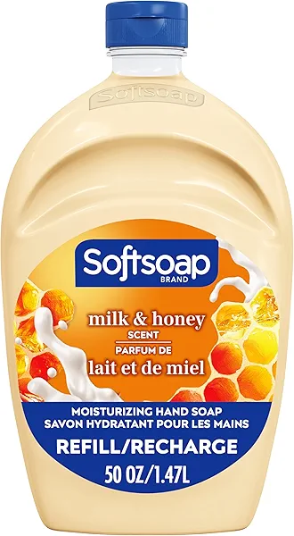 Softsoap Milk & Honey Scented, Liquid Hand Soap Refill, 50 Ounce