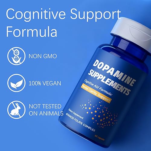 Miniatura 3 de Suplemento alimenticio para el cerebro de dopamina - Enfoque mejorado y claridad mental, energía cerebral y apoyo de neurotransmisores (1)