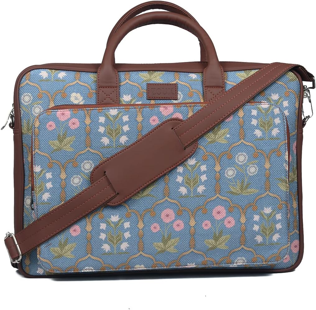 Printed Unisex laptop messenger bag for work