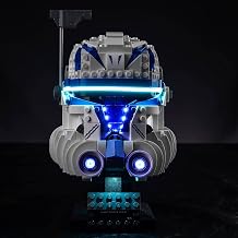 Upgrade LED Light Kit Compatible with Lego Captain Rex Helmet Set, Compatible with Lego 75349, Gift Idea for Adult Builders and Fans Model Not Included