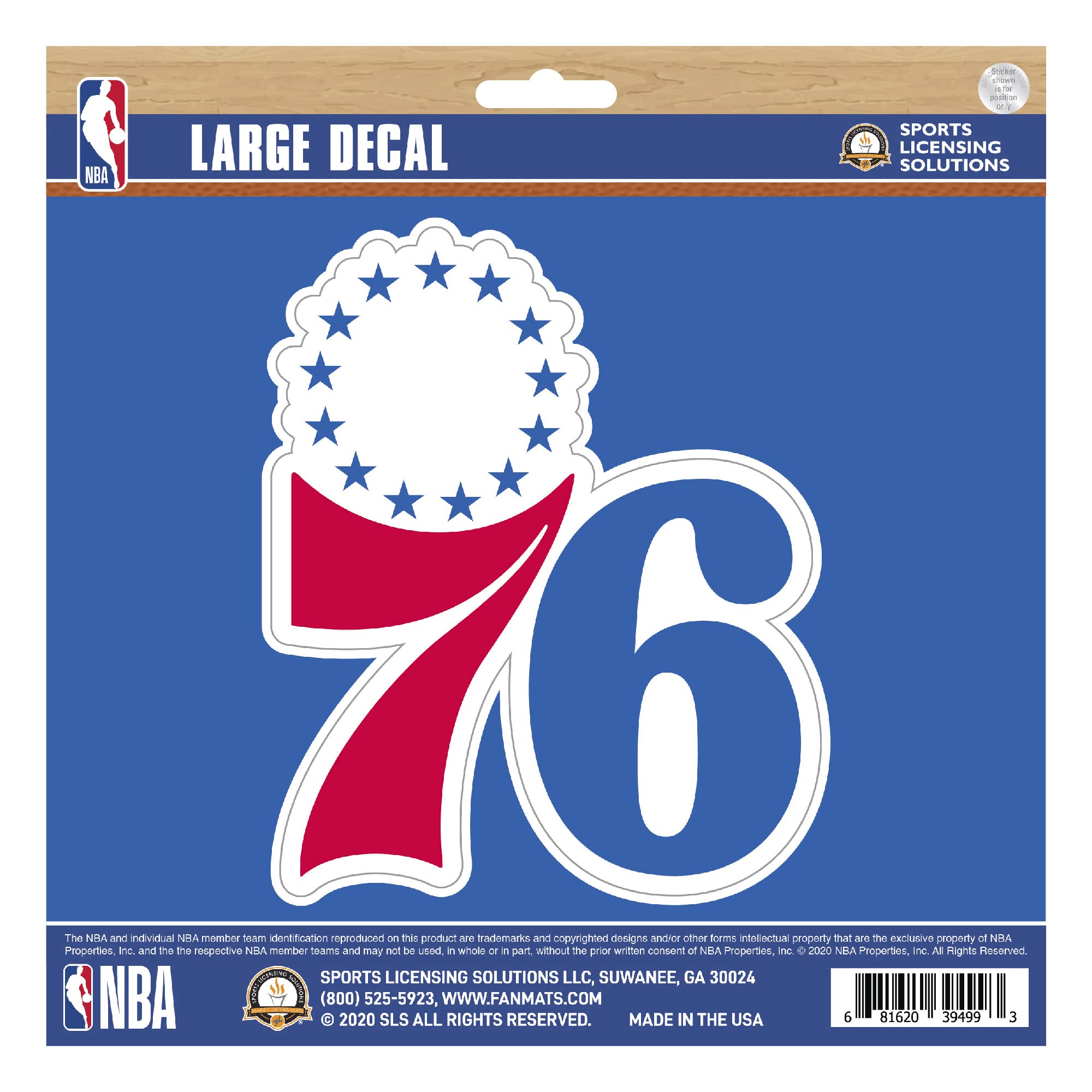 Amazon.co.jp: FANMATS 63263 NBA - フィラデルフィア・セブン